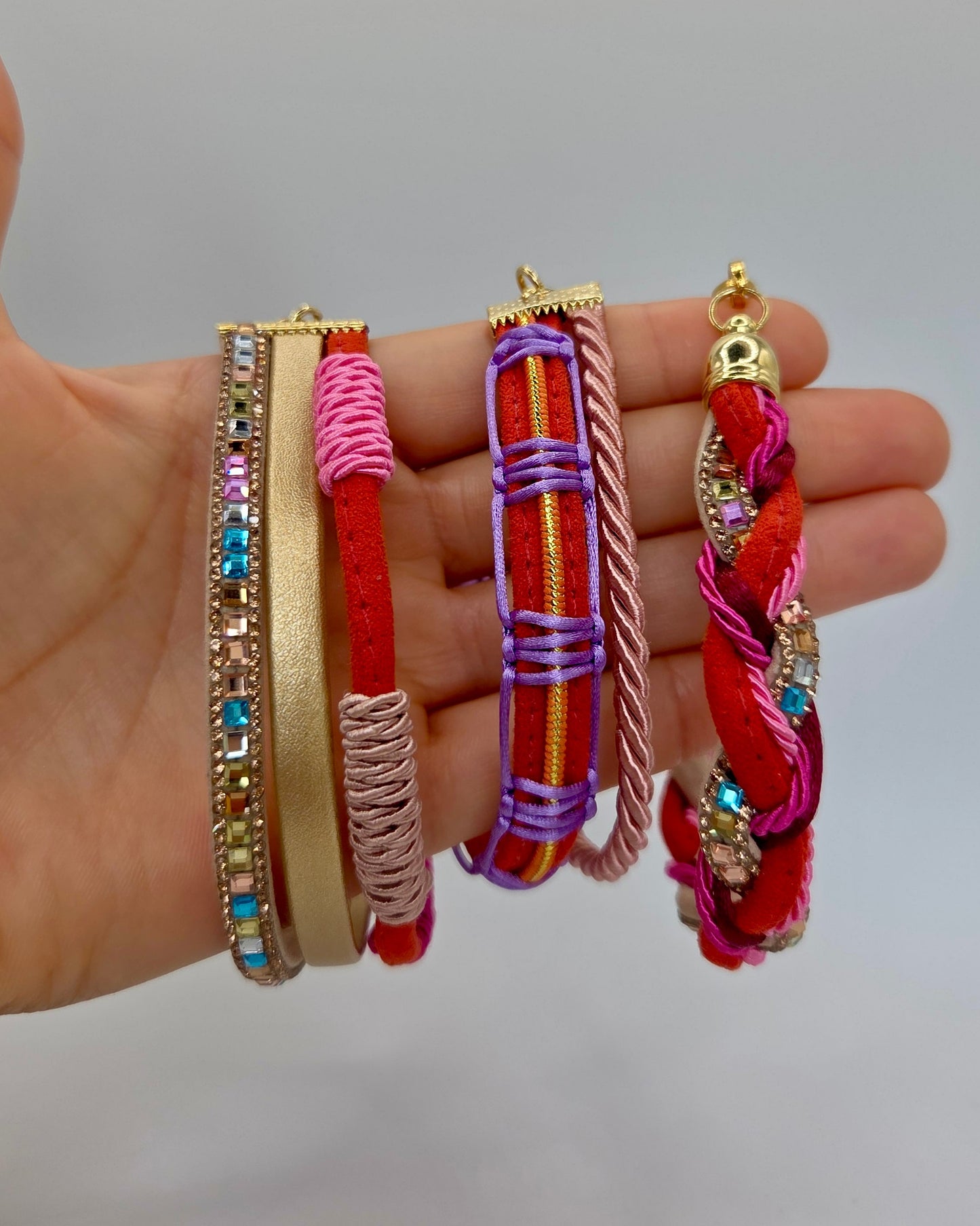 Colorful Set of 3 Bracelets in 1