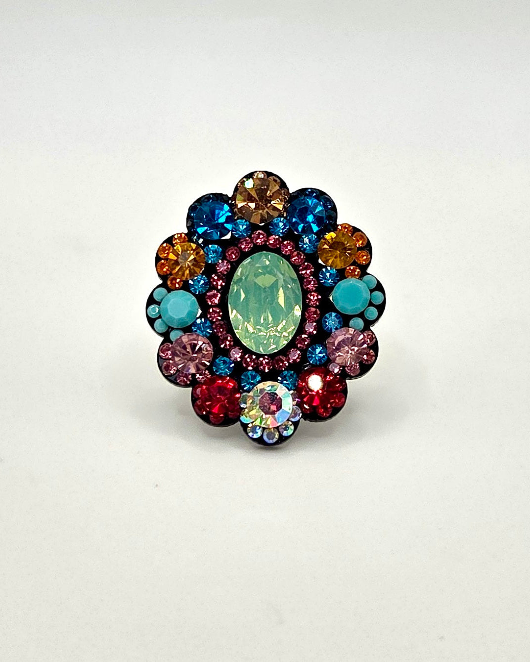 Colorful Floral Ring