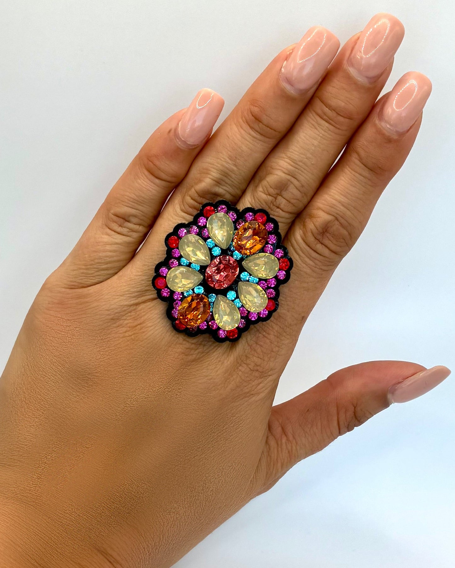 Colorful Rose Ring