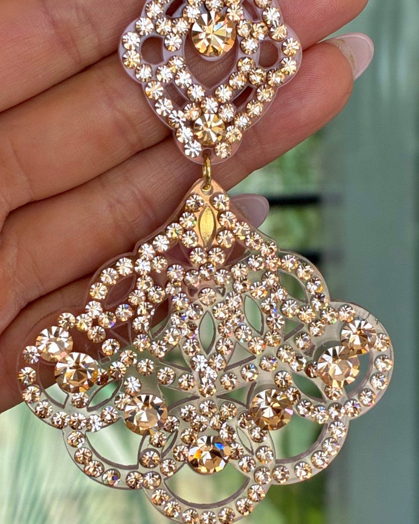 Rose Gold Earrings