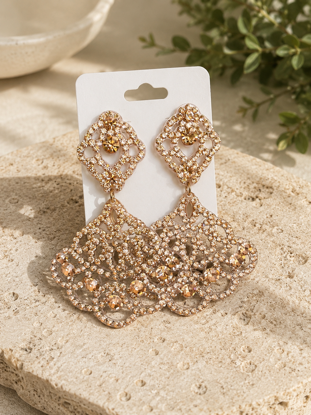Rose Gold Earrings