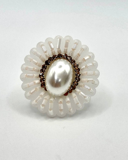 White Pearl Ring