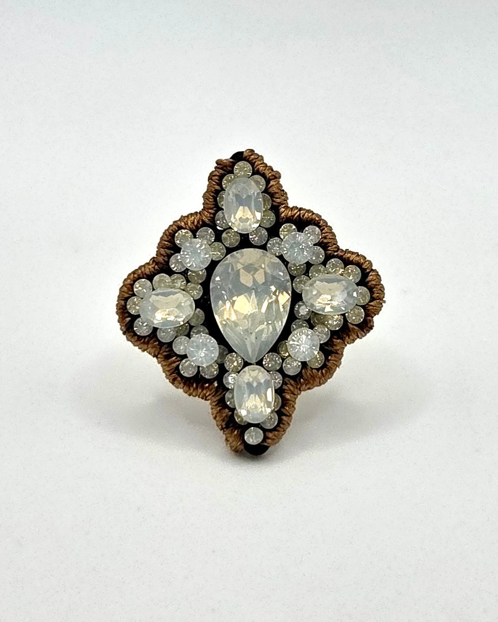 White Stones Ring
