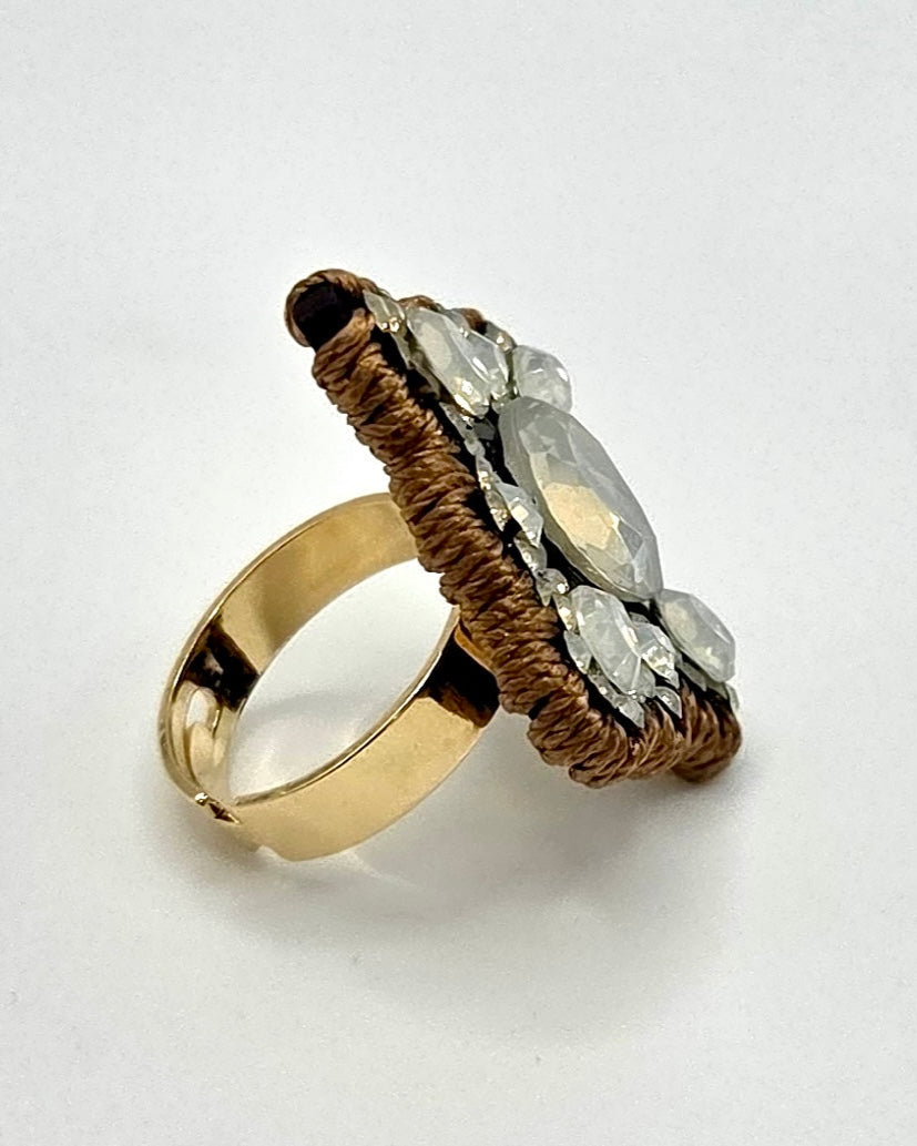 White Stones Ring