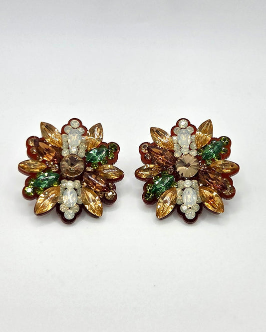 Floral Design Earrings