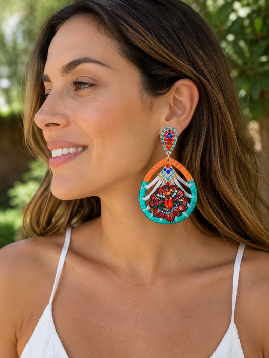 Colorful earrings