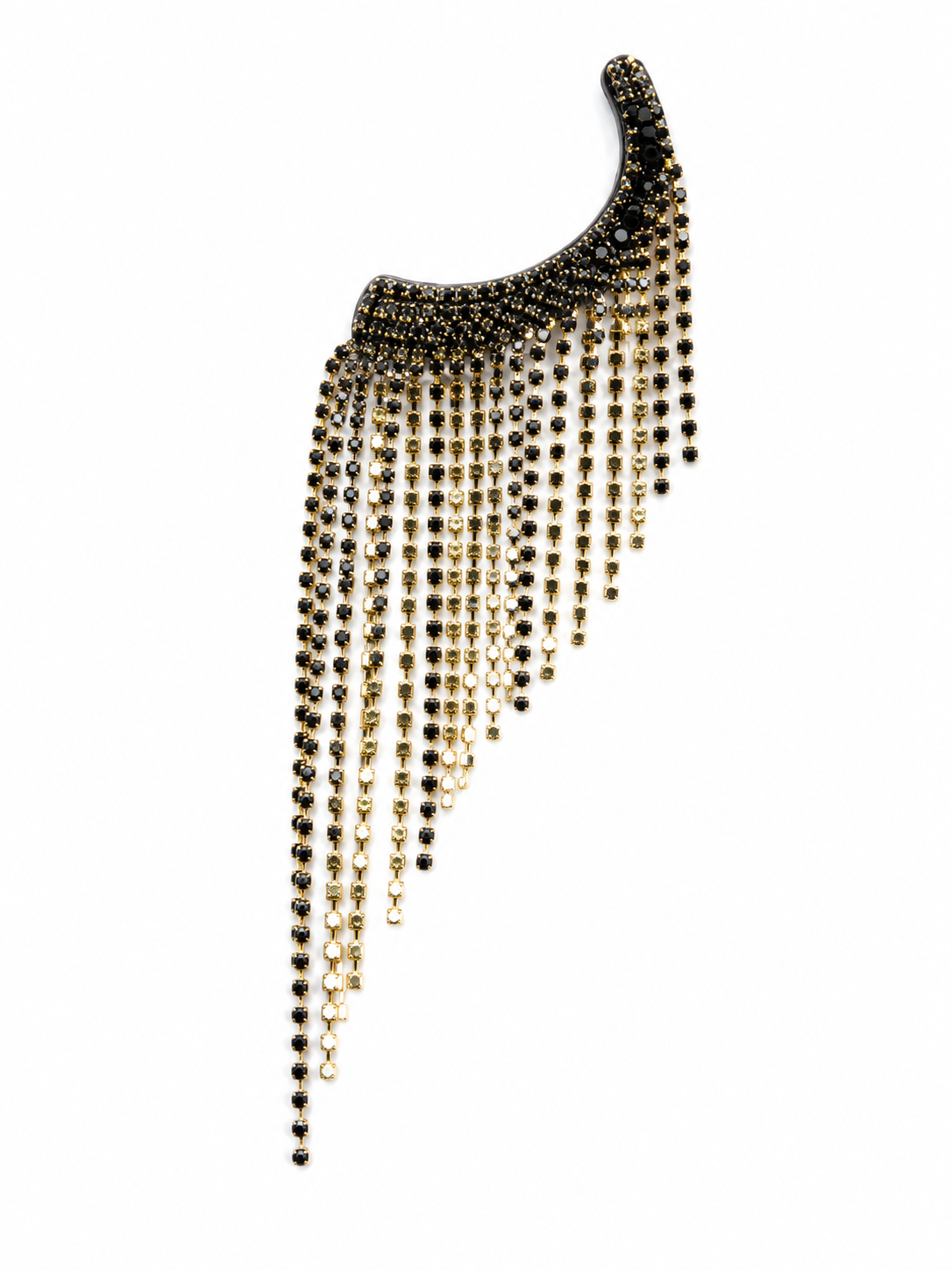 Midnight Cascade Ear Cuff