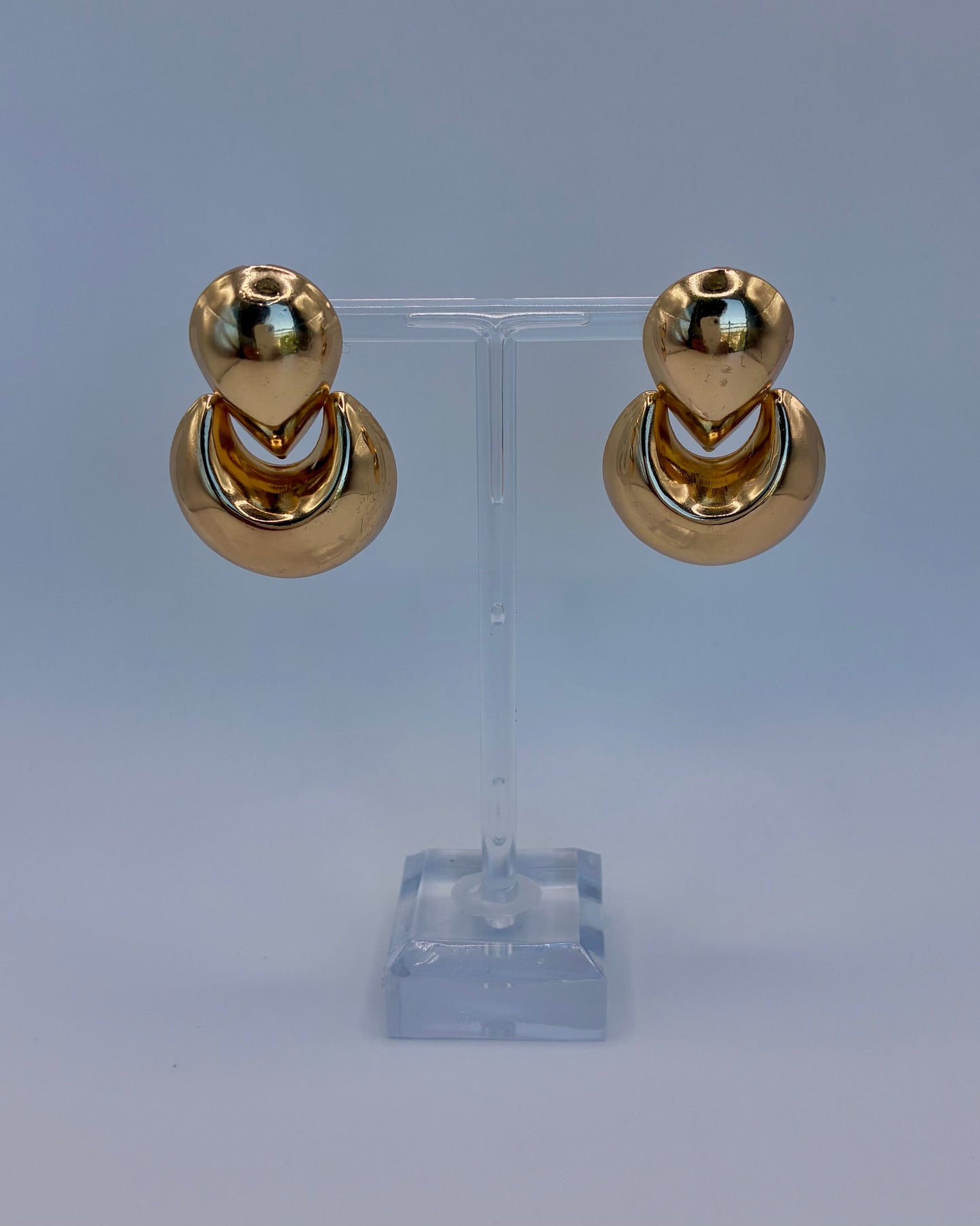 Gold Modern Design Earrings