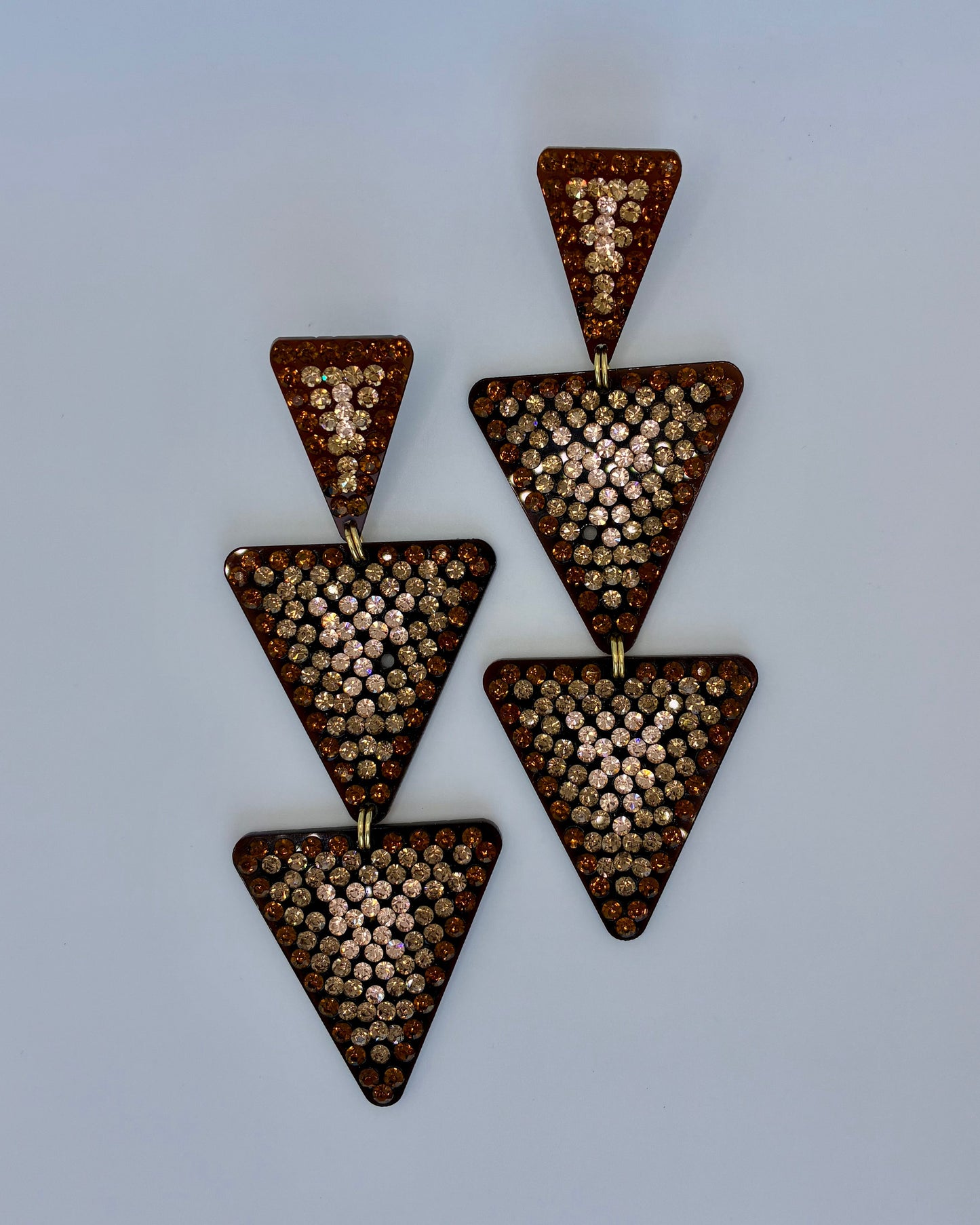 Triangular earrings
