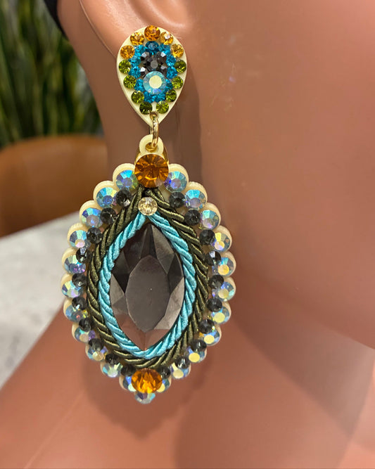 Turquoise teardrop Earrings