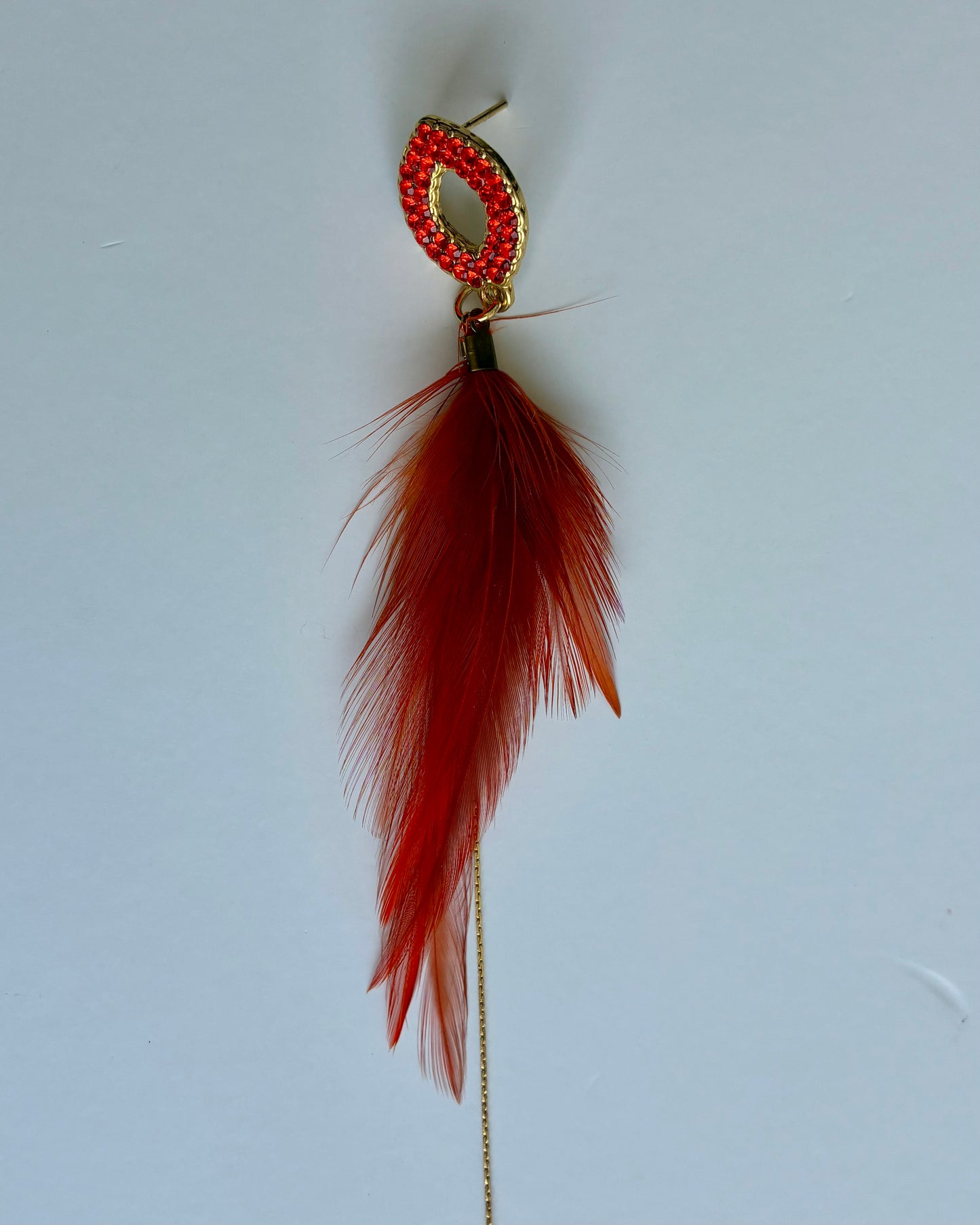 Orange Gemstone Earrings