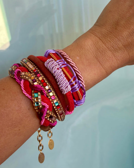 Colorful Set of 3 Bracelets in 1