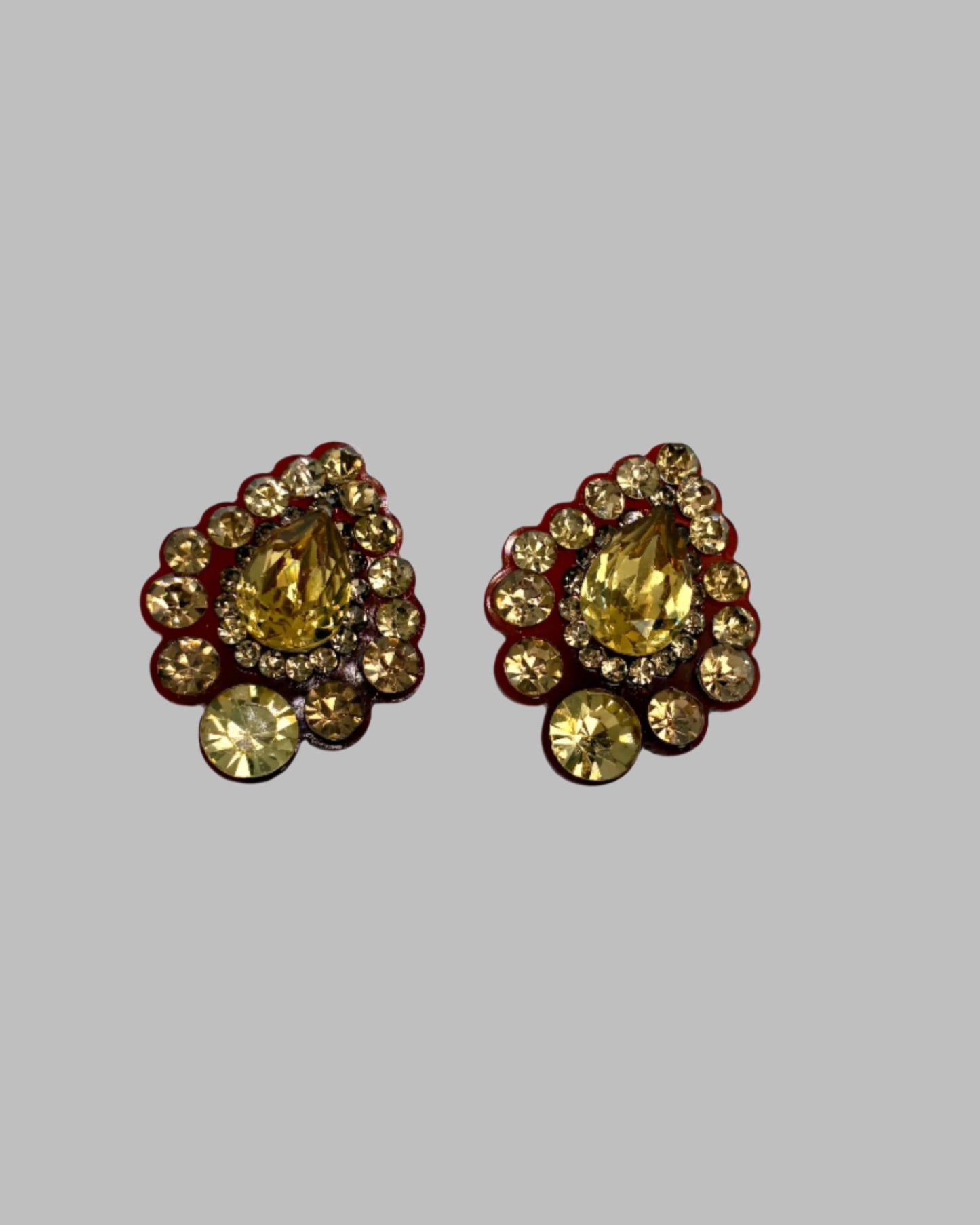 Gold earrings